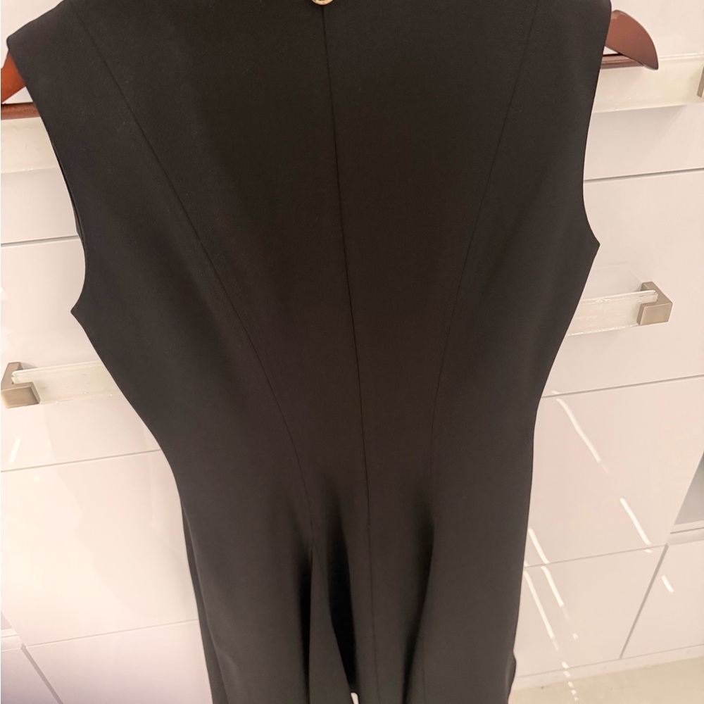 Tommy Hilfiger Black Dress with White Collar - Picture 2 of 3